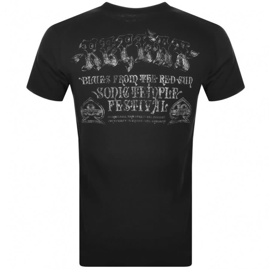 Alternative Image for ProductReplay Logo Crew Neck T Shirt Black3