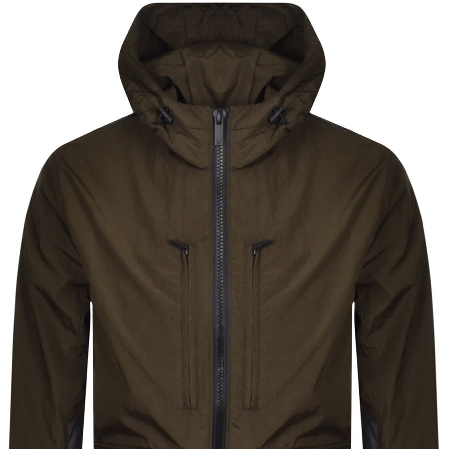 Alternative Image for ProductLyle And Scott Hooded Windbreaker Jacket Green2