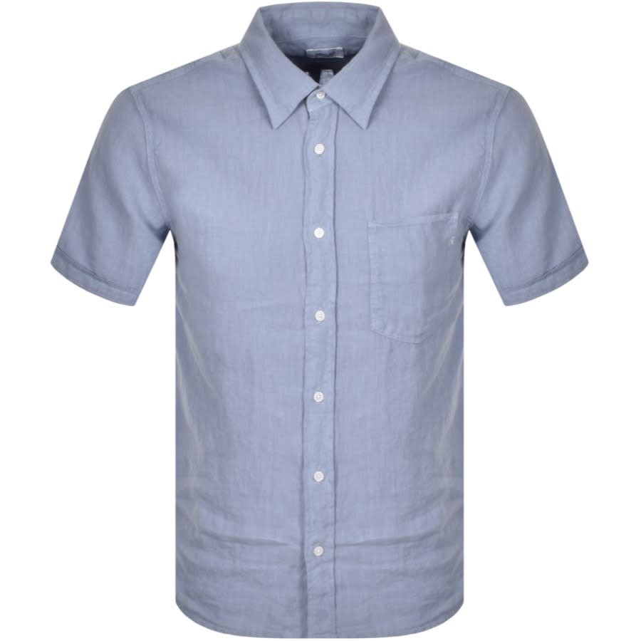 Alternative Image for ProductReplay Short Sleeved Shirt Blue1