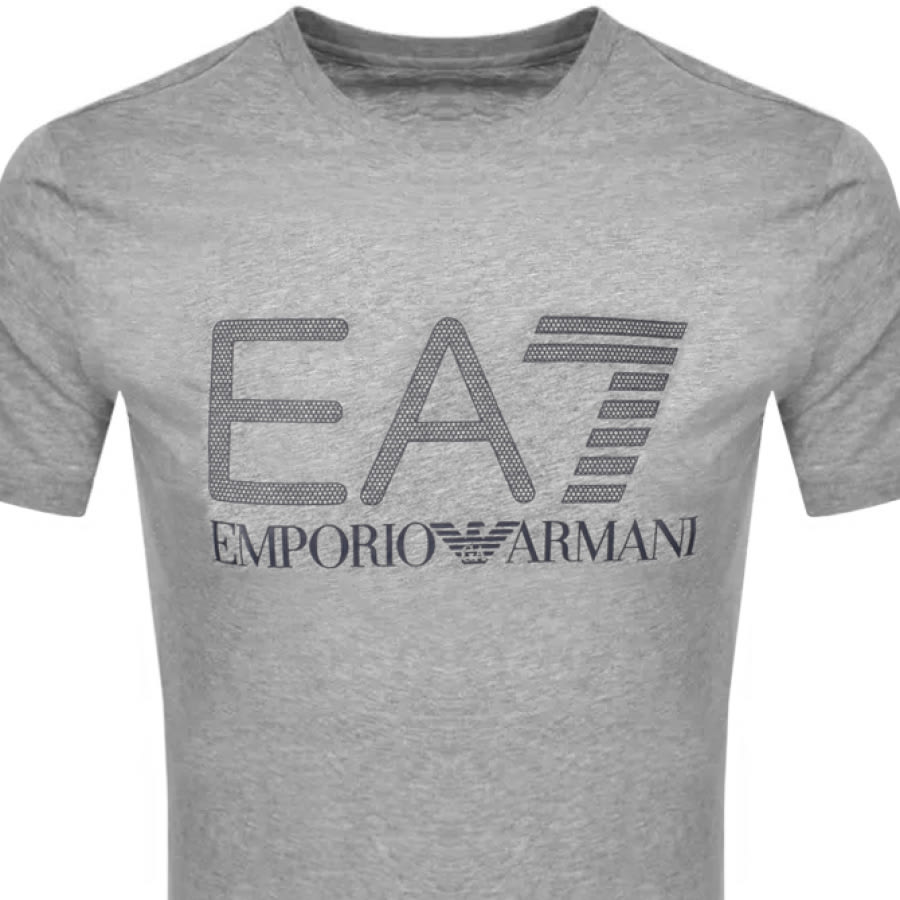 Alternative Image for ProductEA7 Emporio Armani Logo T Shirt Grey2