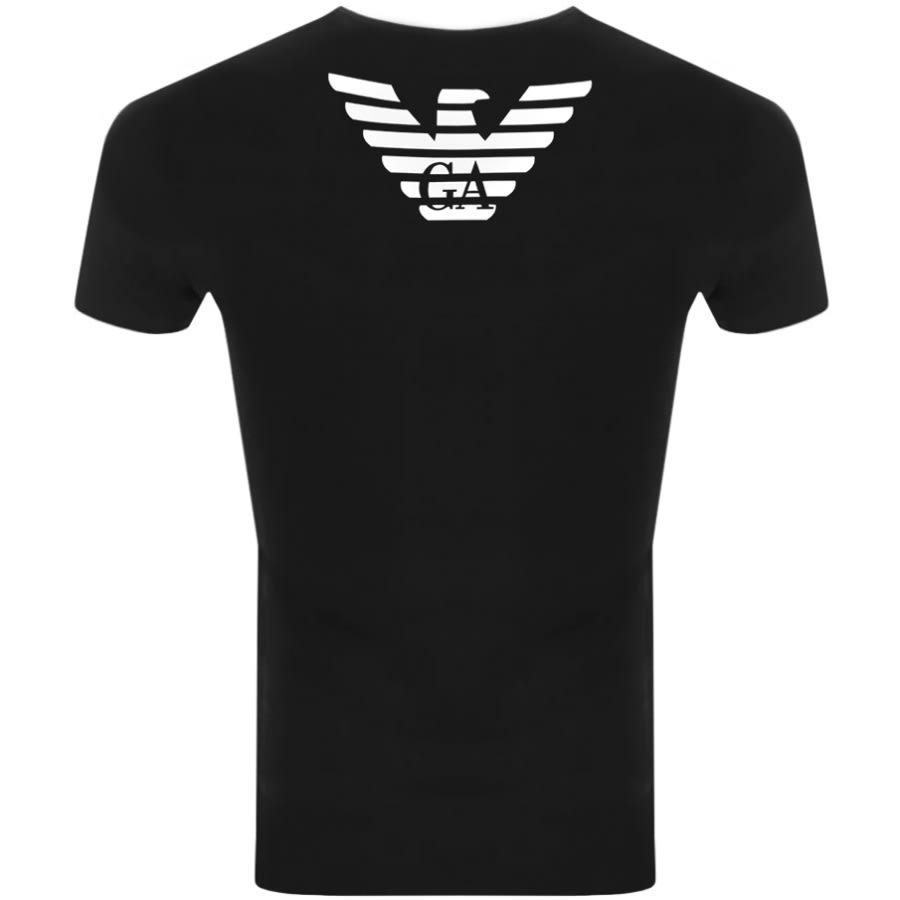 Alternative Image for ProductEmporio Armani Lounge Crew Neck T Shirt Black2
