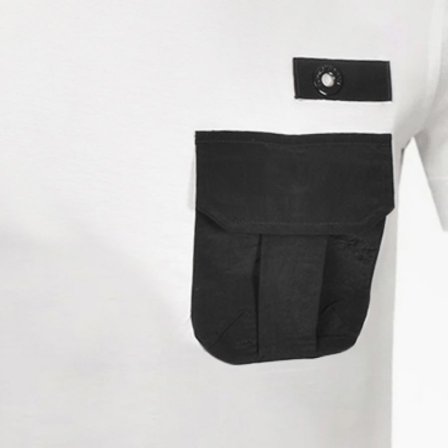 Alternative Image for ProductEmporio Armani Crew Neck Pocket T Shirt White3