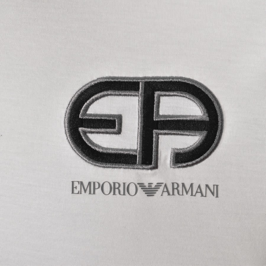 Alternative Image for ProductEmporio Armani Short Sleeved Polo T Shirt White3