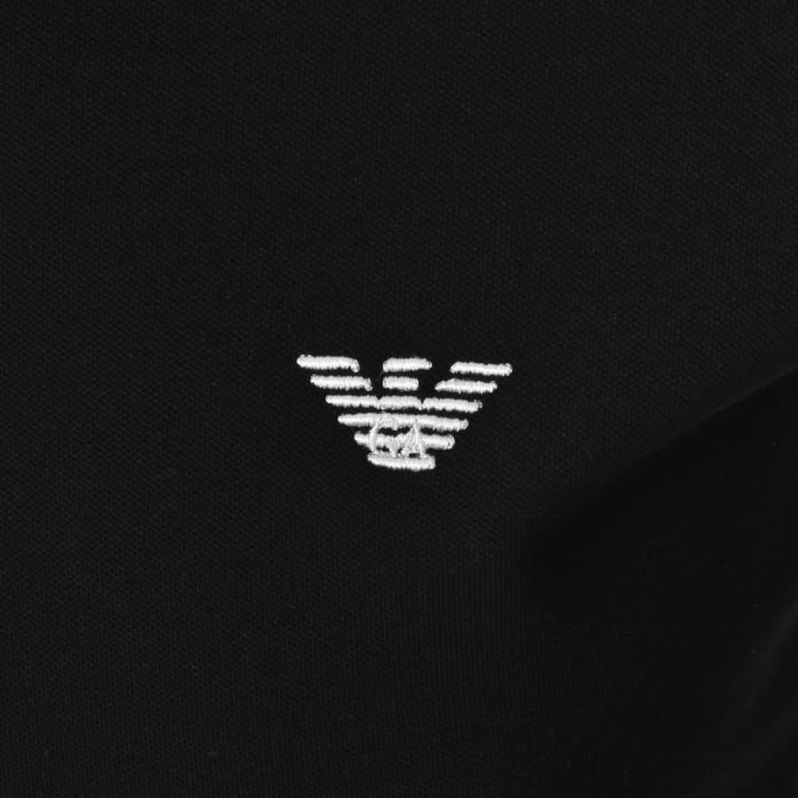 Alternative Image for ProductEmporio Armani Short Sleeved Polo T Shirt Black3