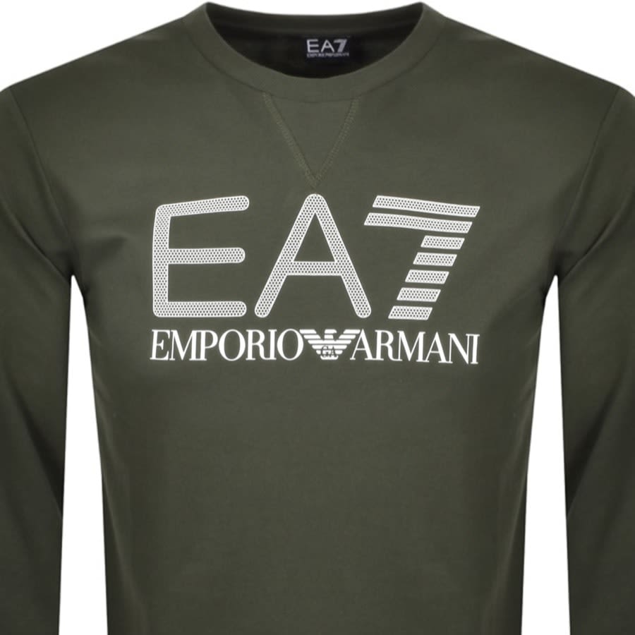 Alternative Image for ProductEA7 Emporio Armani Logo Sweatshirt Green2