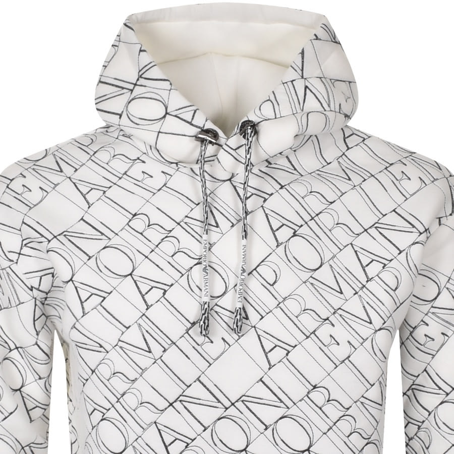 Alternative Image for ProductEmporio Armani Pullover Hoodie White2