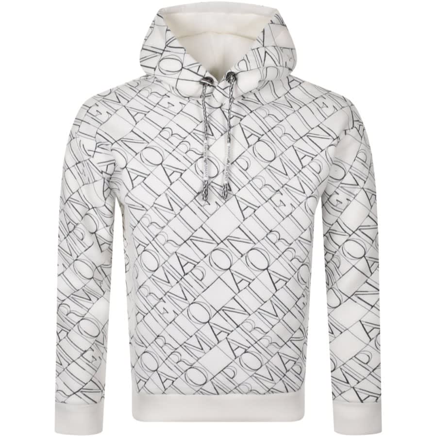 Alternative Image for ProductEmporio Armani Pullover Hoodie White1