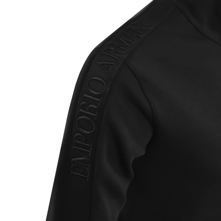 Alternative Image for ProductEmporio Armani Full Zip Sweatshirt Black3