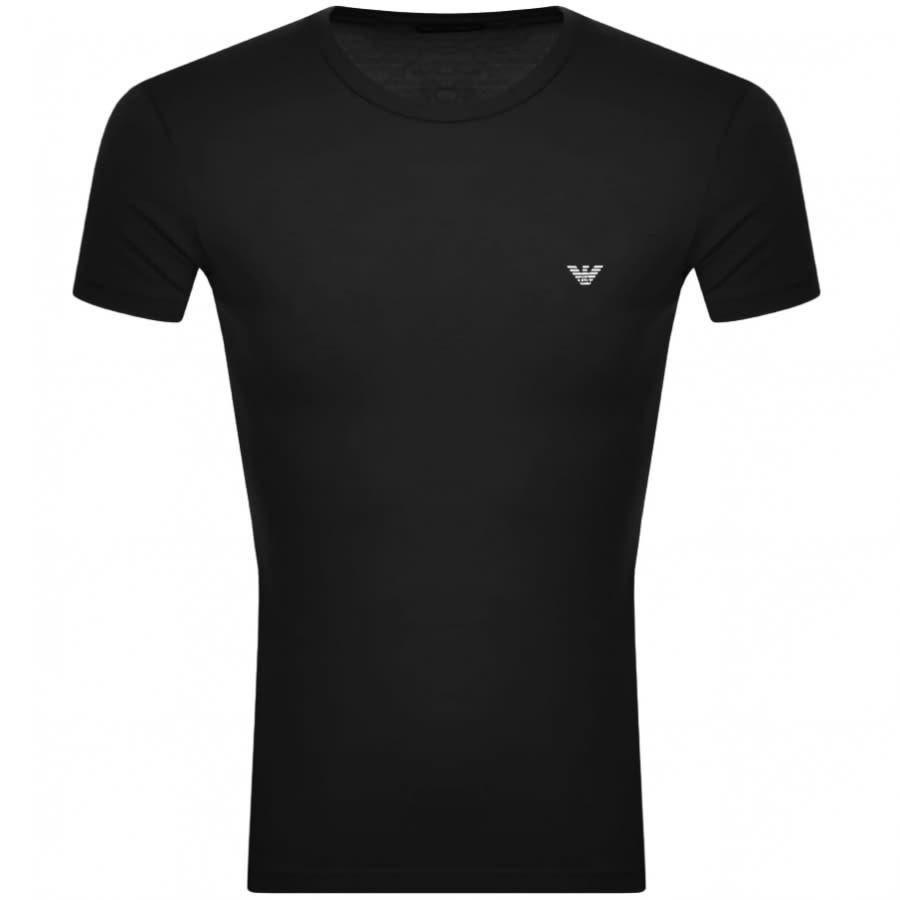 Alternative Image for ProductEmporio Armani Lounge 2 Pack T Shirts Grey3