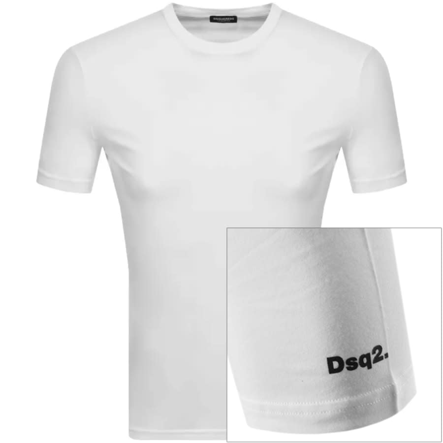 Alternative Image for ProductDSQUARED2 Short Sleeved T Shirt White1