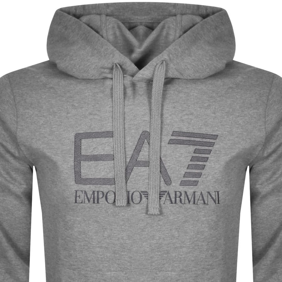 Alternative Image for ProductEA7 Emporio Armani Logo Hoodie Grey2