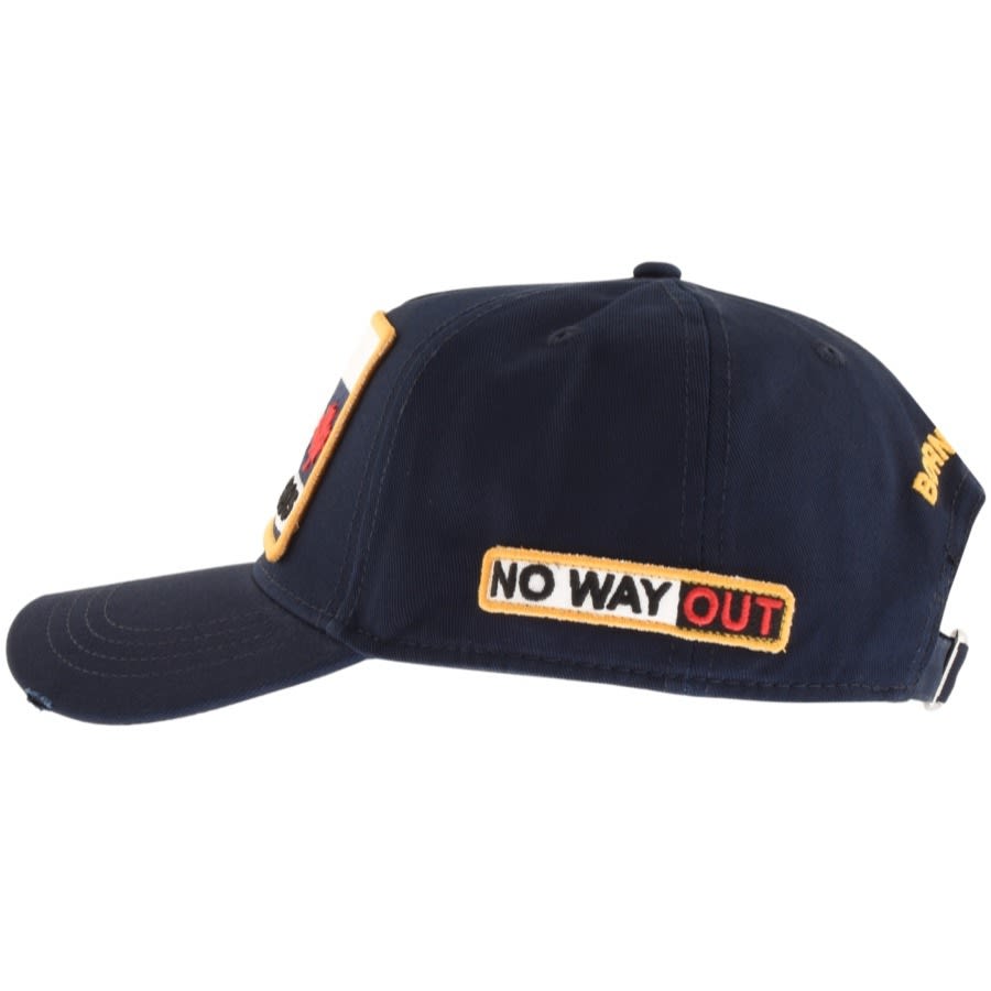 Alternative Image for ProductDSQUARED2 Logo Patch Baseball Cap Navy2