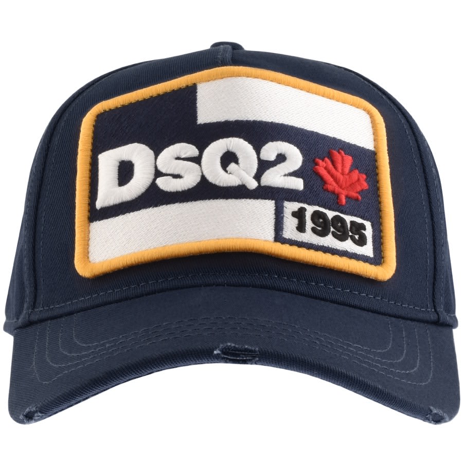 Alternative Image for ProductDSQUARED2 Logo Patch Baseball Cap Navy1