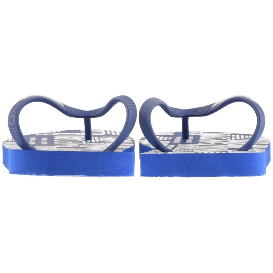 Alternative Image for ProductEmporio Armani Logo Flip Flops Blue3