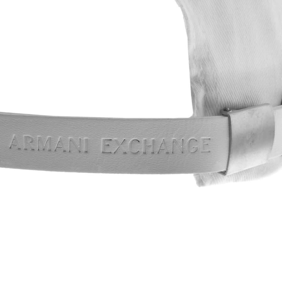 Alternative Image for ProductArmani Exchange logo Baseball Cap White3