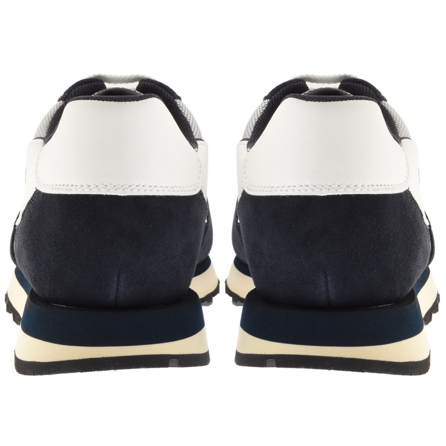 Alternative Image for ProductArmani Exchange Logo Trainers Navy2