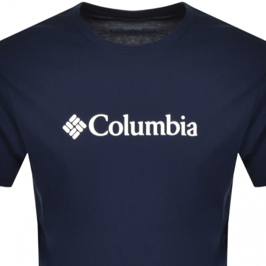 Alternative Image for ProductColumbia Basic Logo T Shirt Navy2