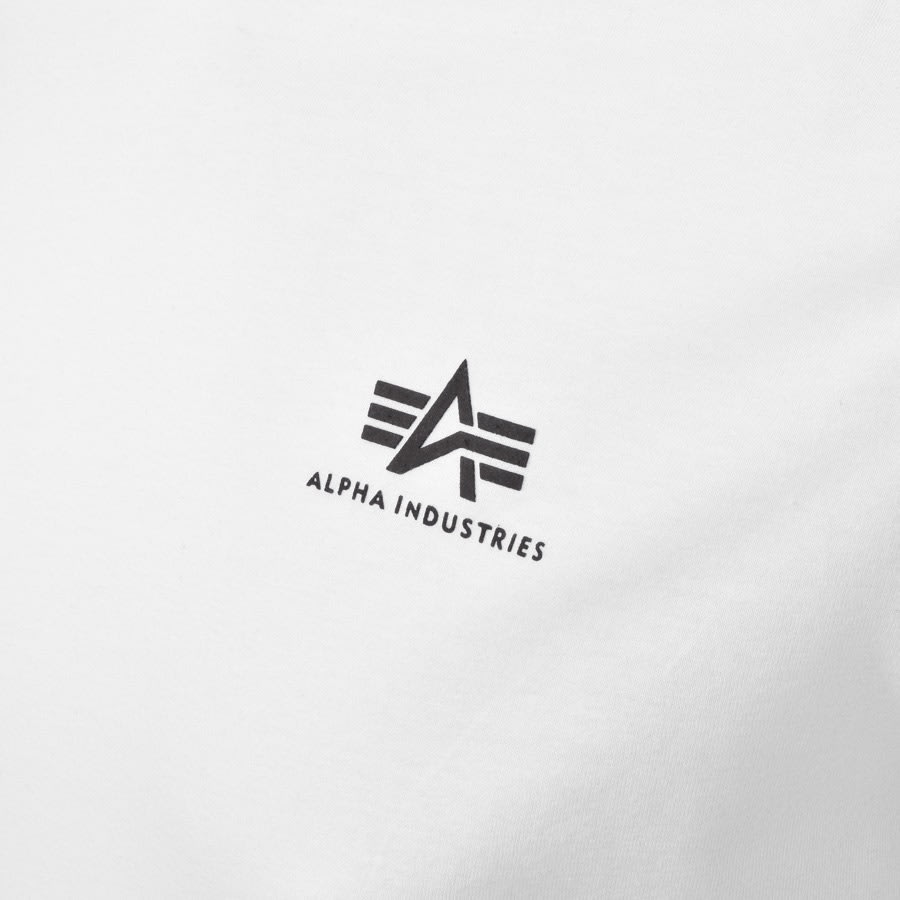 Alternative Image for ProductAlpha Industries Basic Logo T Shirt White3
