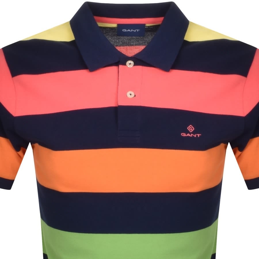 Alternative Image for ProductGant Barstripe Rugger Polo T Shirt Navy2