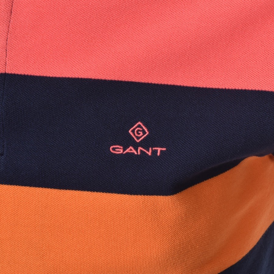 Alternative Image for ProductGant Barstripe Rugger Polo T Shirt Navy3