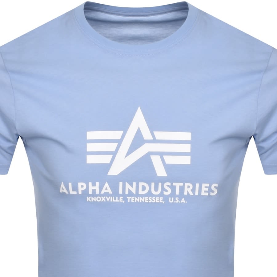 Alternative Image for ProductAlpha Industries Logo T Shirt Blue2
