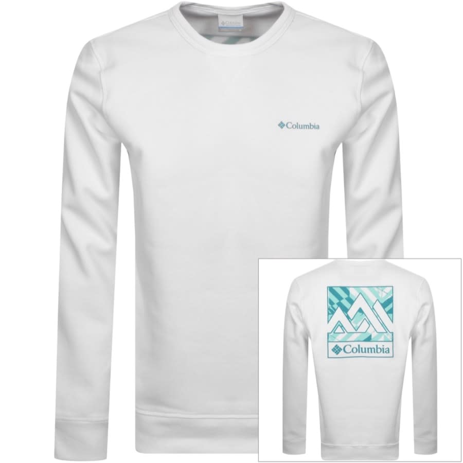 Alternative Image for ProductColumbia Logo Fleece Jumper White1