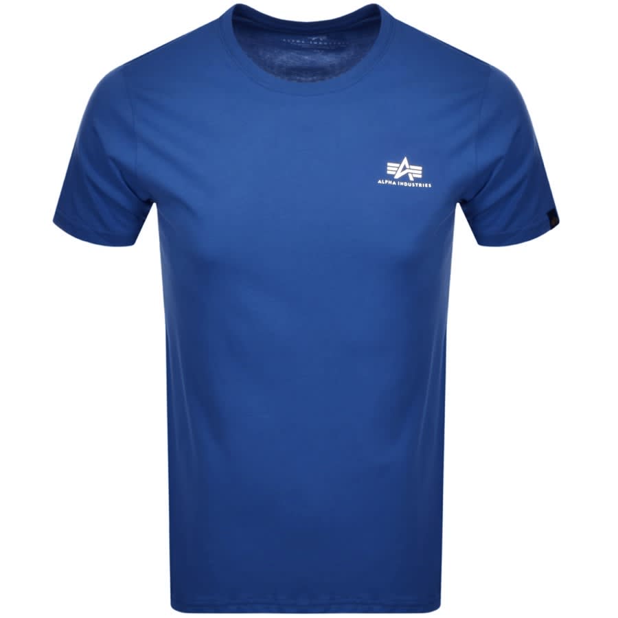 Alternative Image for ProductAlpha Industries Basic Logo T Shirt Blue1