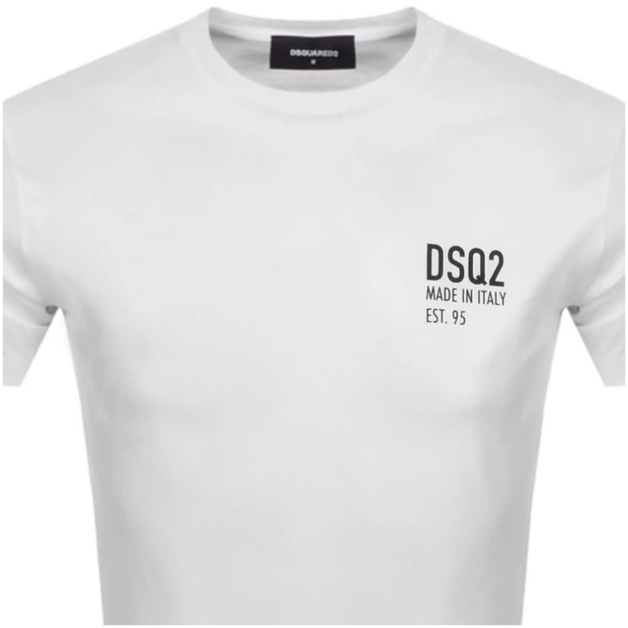Alternative Image for ProductDSQUARED2 Logo Short Sleeved T Shirt White2