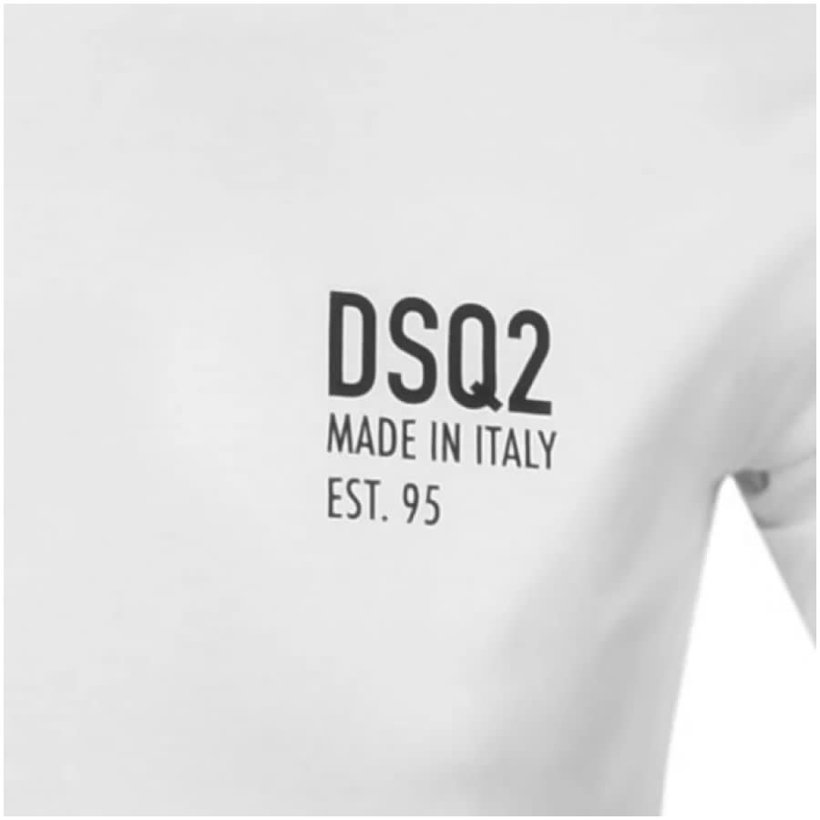 Alternative Image for ProductDSQUARED2 Logo Short Sleeved T Shirt White3