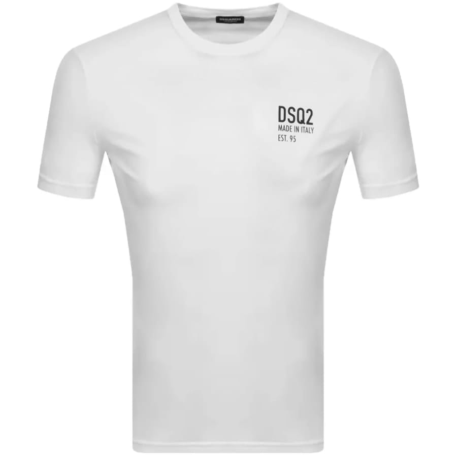 Alternative Image for ProductDSQUARED2 Logo Short Sleeved T Shirt White1