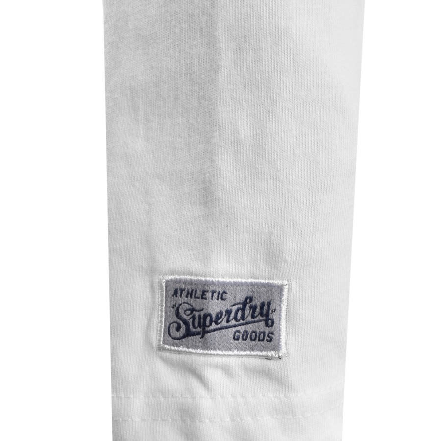 Alternative Image for ProductSuperdry Vintage Long Sleeve Logo T Shirt White3