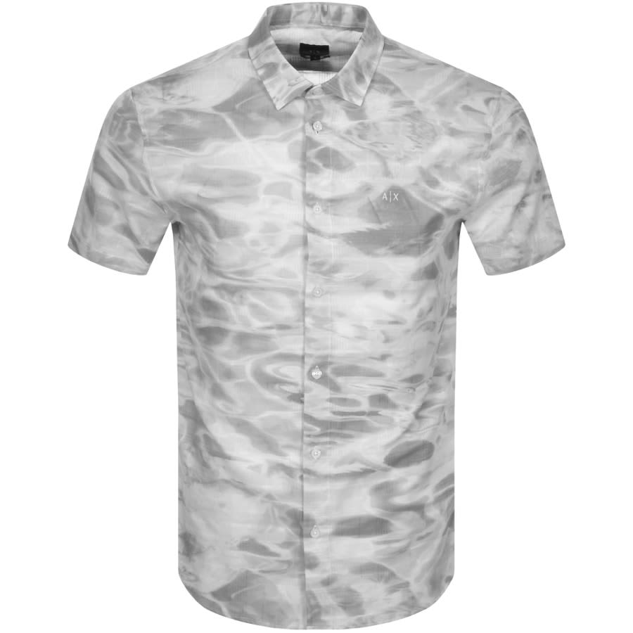 Alternative Image for ProductArmani Exchange Short Sleeved Shirt Grey1