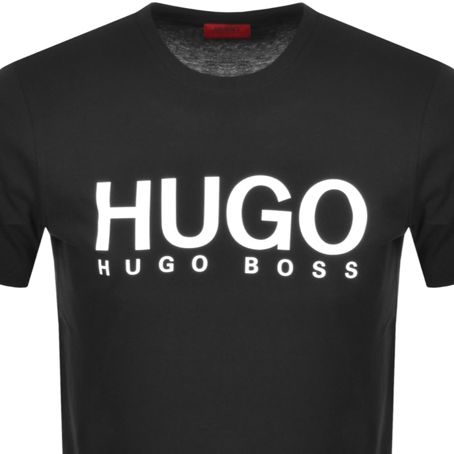 Alternative Image for ProductHUGO Dolive Crew Neck T Shirt Black2