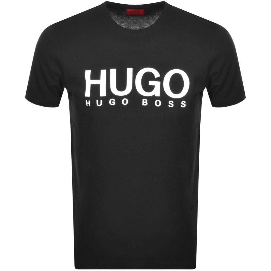 Alternative Image for ProductHUGO Dolive Crew Neck T Shirt Black1