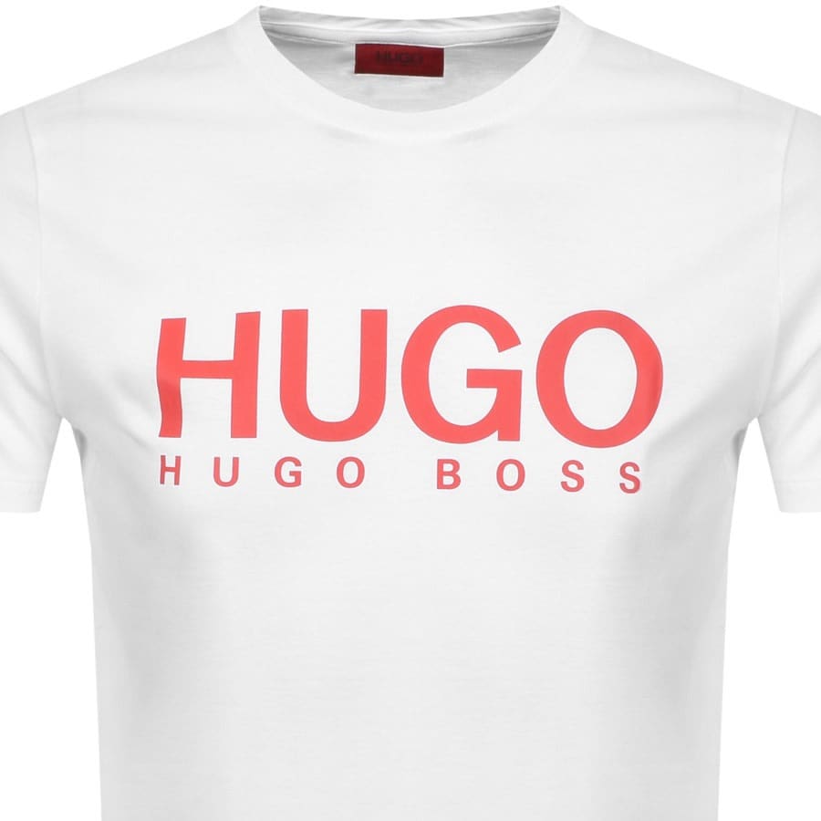 Alternative Image for ProductHUGO Dolive Crew Neck T Shirt White2