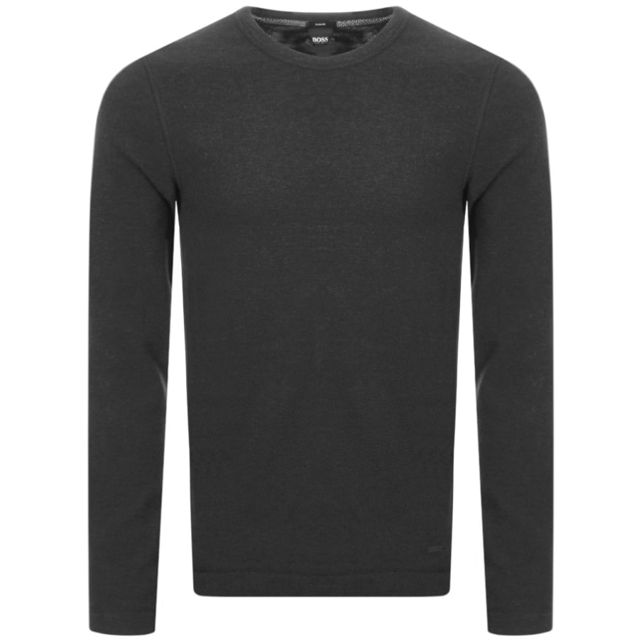 Alternative Image for ProductBOSS Long Sleeved Tempest T Shirt Black1