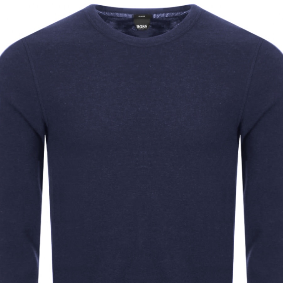 Alternative Image for ProductBOSS Long Sleeved Tempest T Shirt Navy2