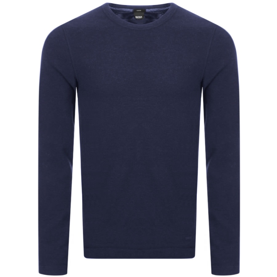 Alternative Image for ProductBOSS Long Sleeved Tempest T Shirt Navy1