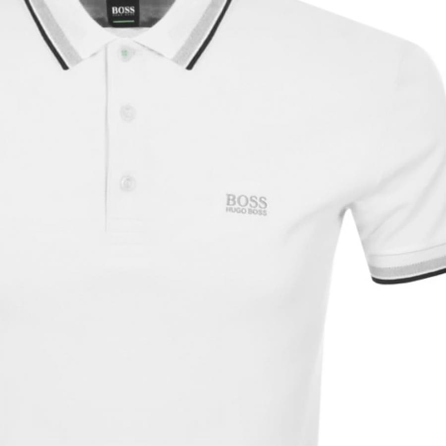 Alternative Image for ProductBOSS Athleisure Paddy Polo T Shirt White3