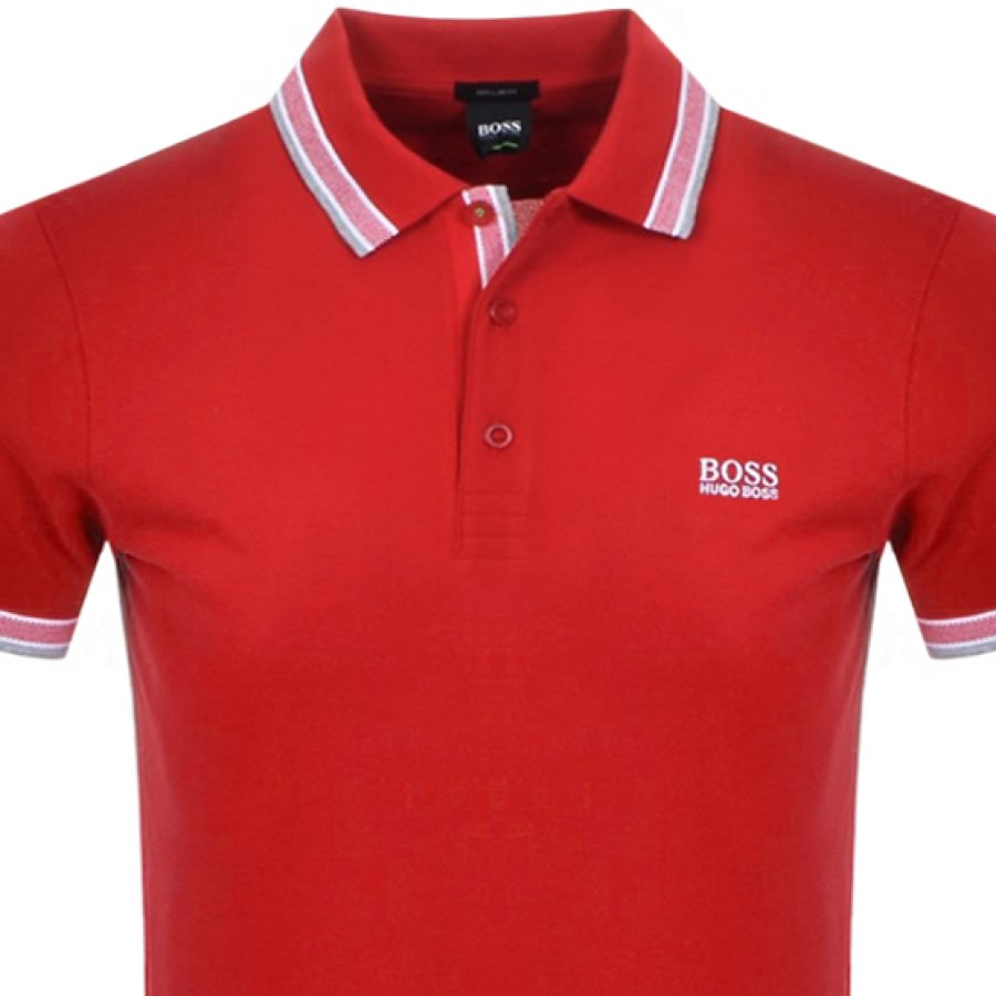 Alternative Image for ProductBOSS Paddy Polo T Shirt Red2