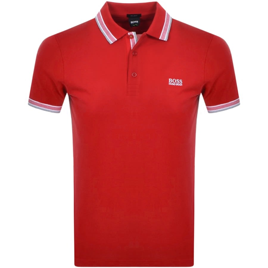 Alternative Image for ProductBOSS Paddy Polo T Shirt Red1