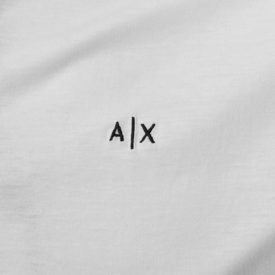 Alternative Image for ProductArmani Exchange Tipped Logo Polo T Shirt White2