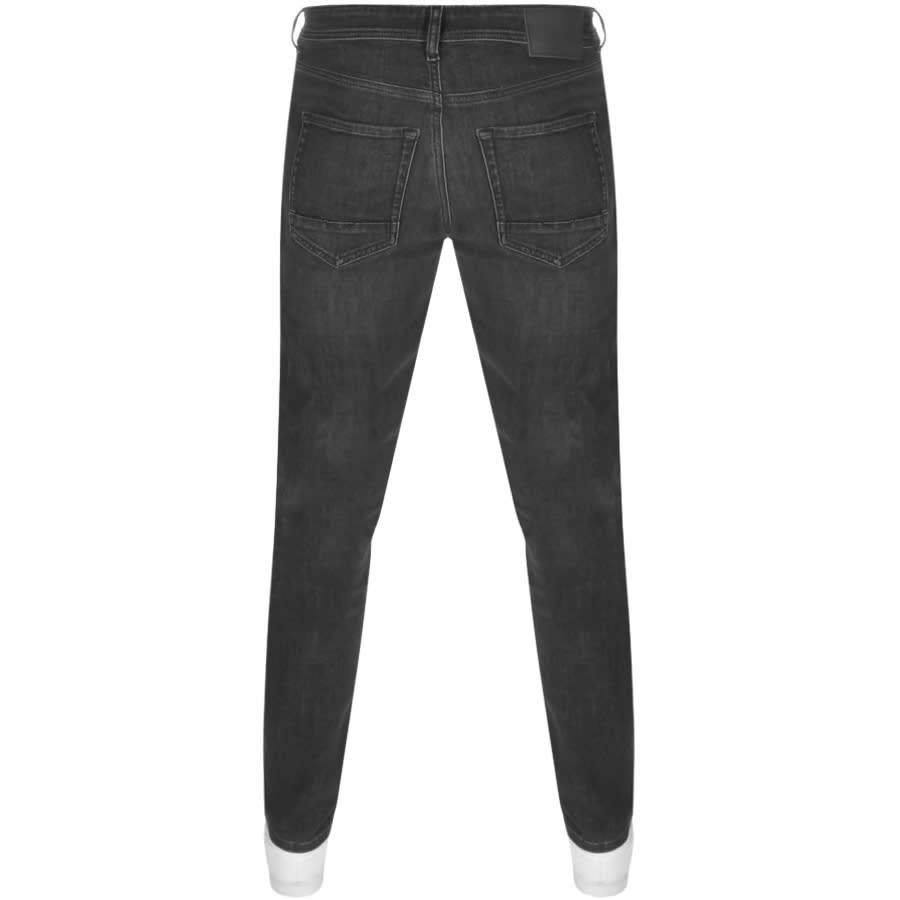 Alternative Image for ProductBOSS Taber Tapered Fit Jeans Black2
