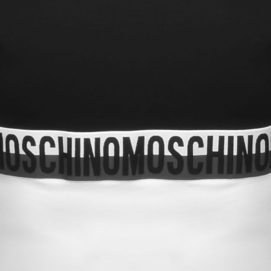 Alternative Image for ProductMoschino Taped Logo Short Sleeved T Shirt Black3