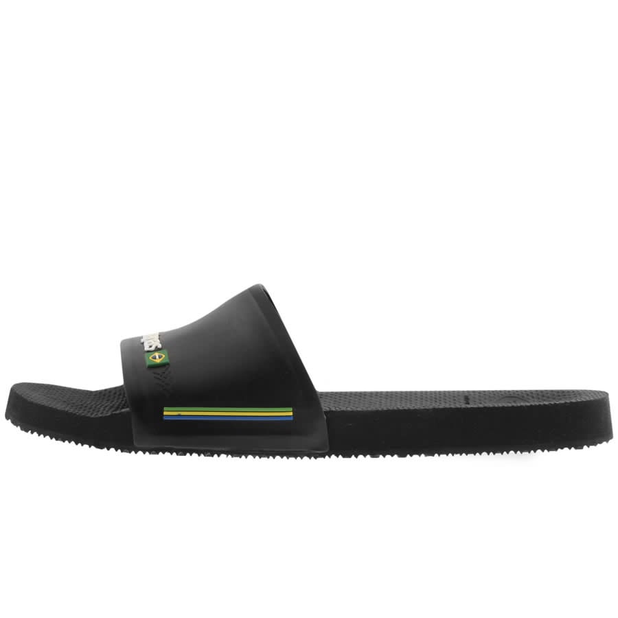 Alternative Image for ProductHavaianas Brazil Logo Sliders Black2