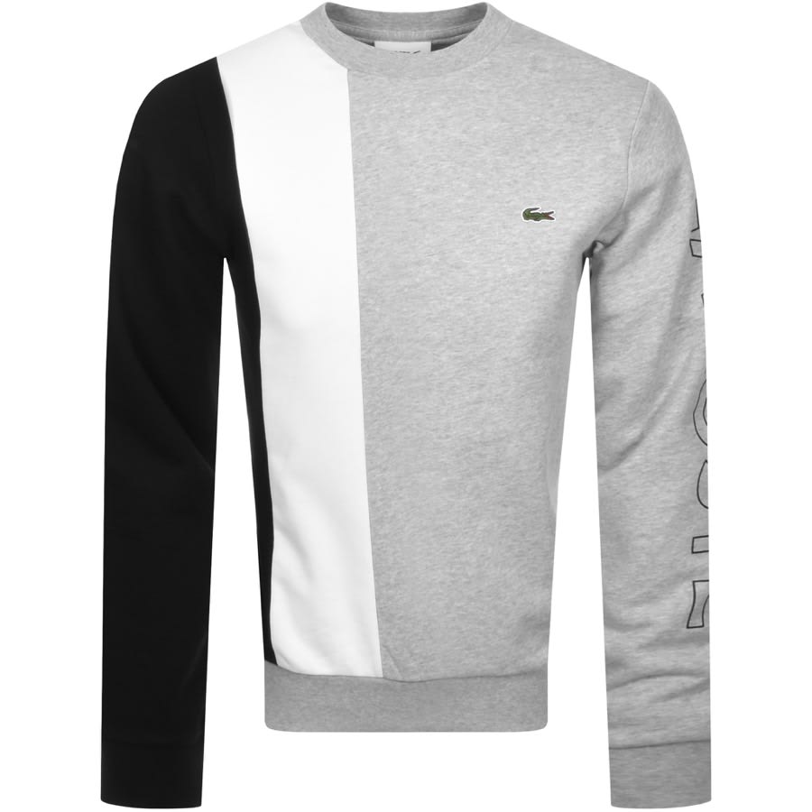 lacoste colour block sweatshirt