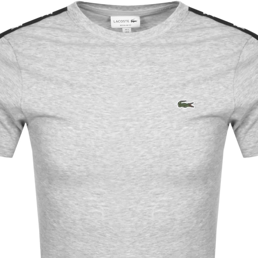 Alternative Image for ProductLacoste Crew Neck Logo T Shirt Grey2