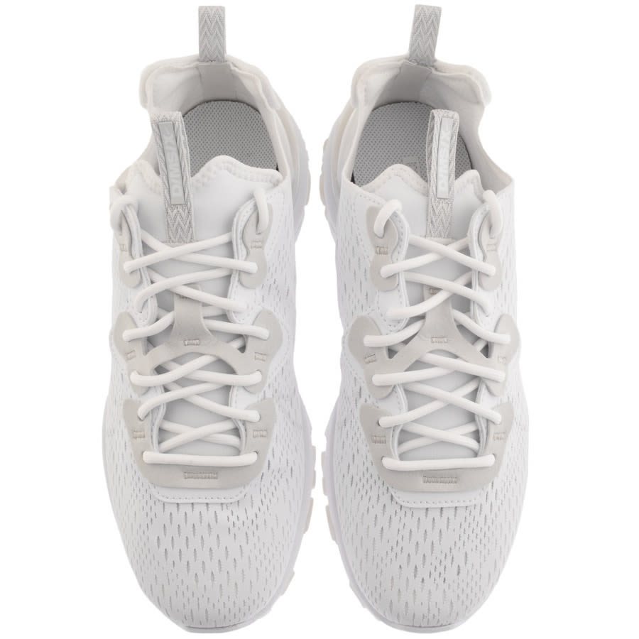 nike react vision trainers in off white and multi brights