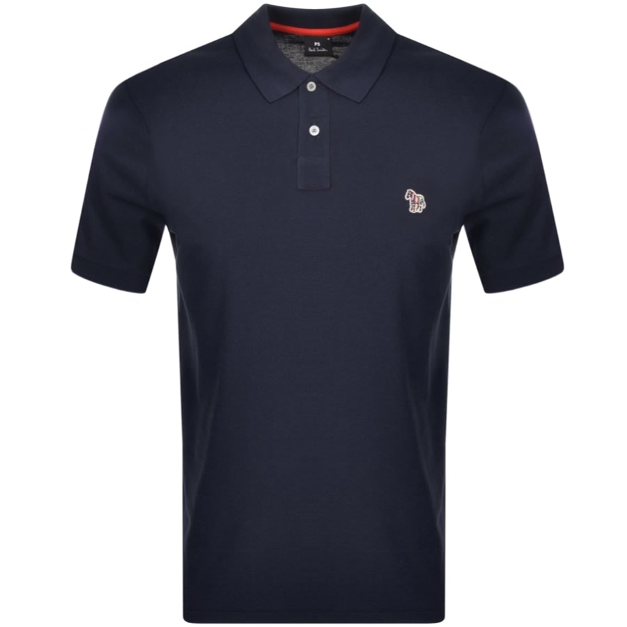 PS By Paul Smith Regular Polo T Shirt Navy | Mainline Menswear