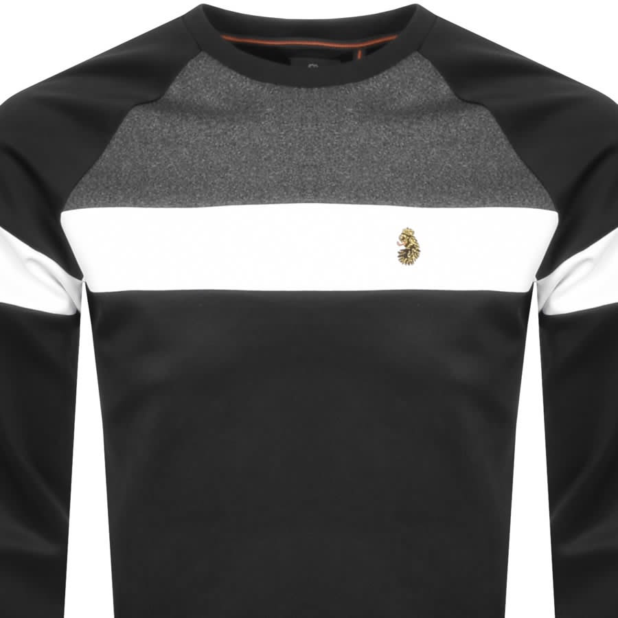 Alternative Image for ProductLuke 1977 Adam 3 Tape Sweatshirt Black2